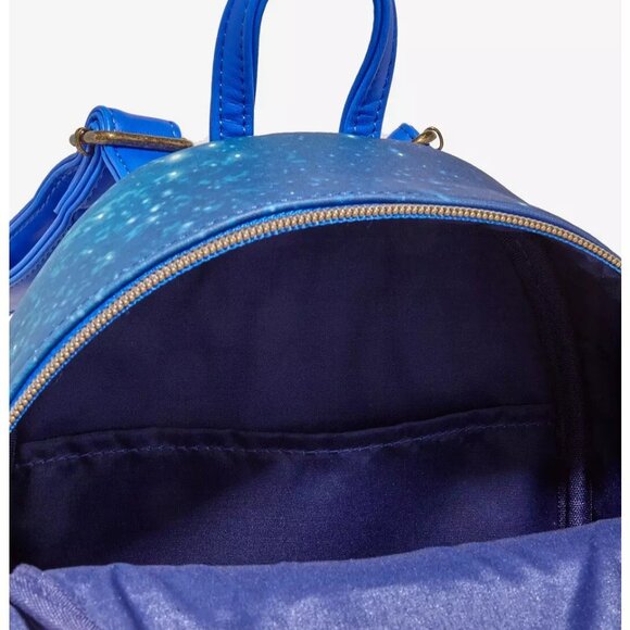 Loungefly Disney Little Mermaid Mini Backpack Ariel Eric Boat Scene Bag New